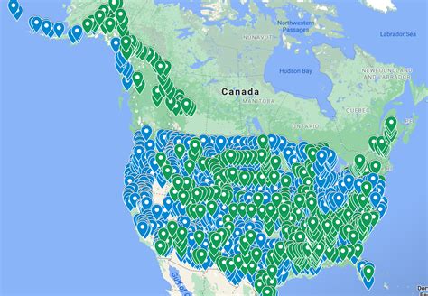 evconnect map of charging stations